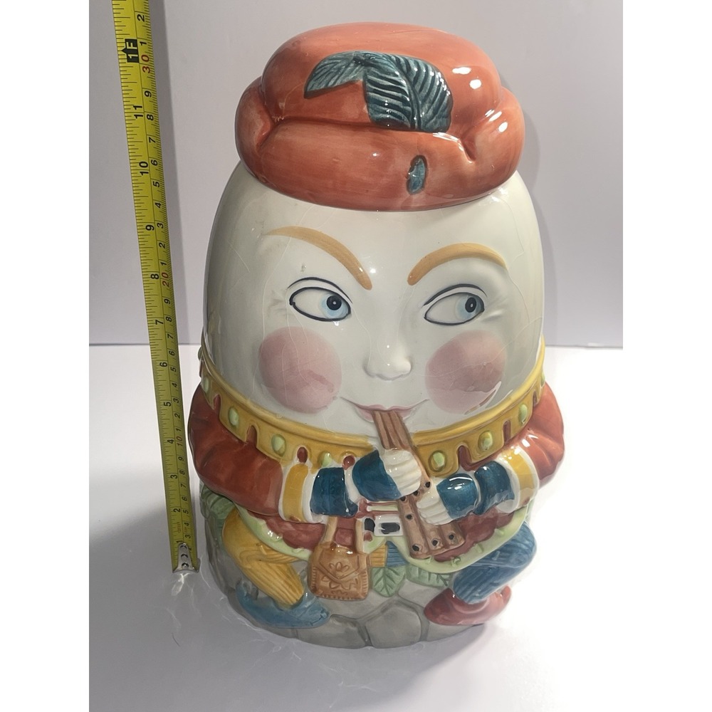 Vintage Humpty Dumpty Mother Goose Cookie Jar -1984 By Shafford - Picture 4 of 6